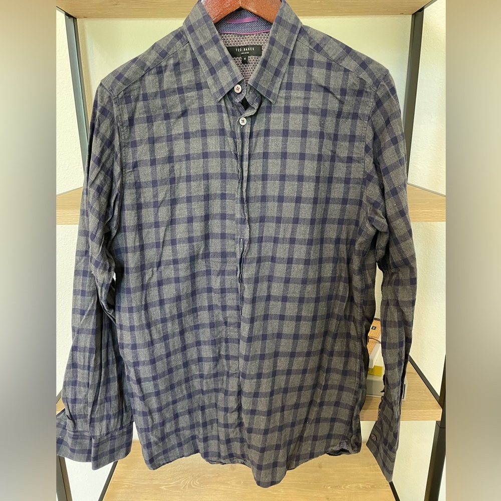 Long Sleeve Ted Baker Mens Dress Shirt